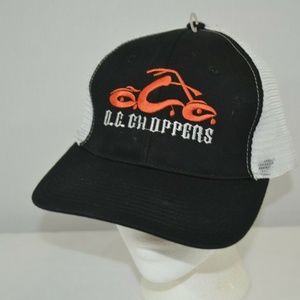 OC Choppers Black/White Baseball Cap Snap Back